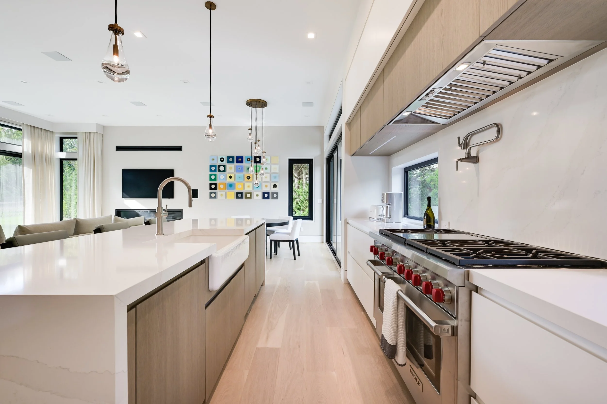 Ultra Modern Hamptons Sag Harbor Kitchen — Divine Design Center